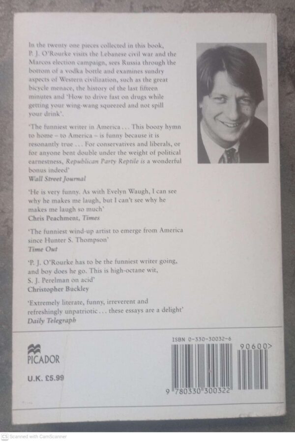 Republican Party Reptile2 Republican Party Reptile — P. J. O’Rourke secondhand book