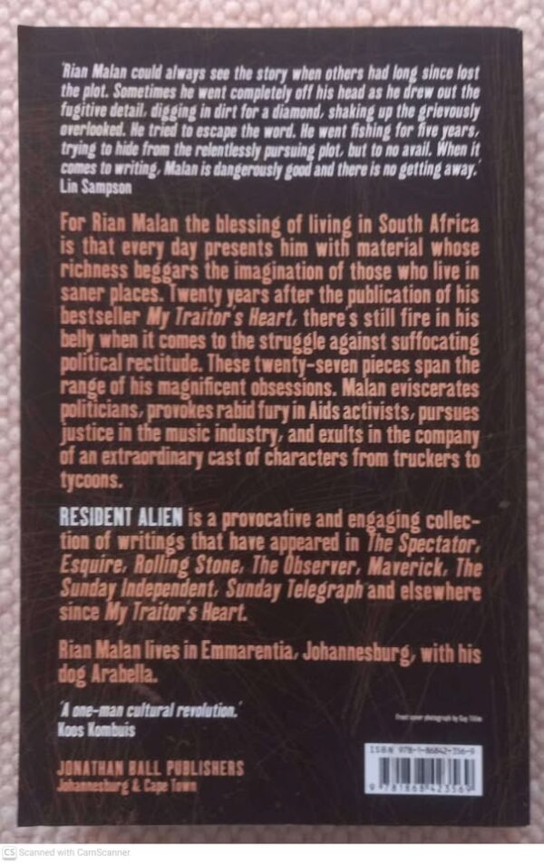 Resident Alien — Rian Malan secondhand book