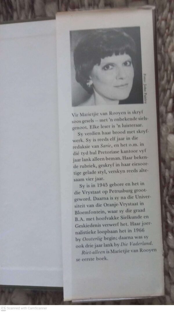 Riet-Alleen — Marietjie Van Rooyen secondhand book