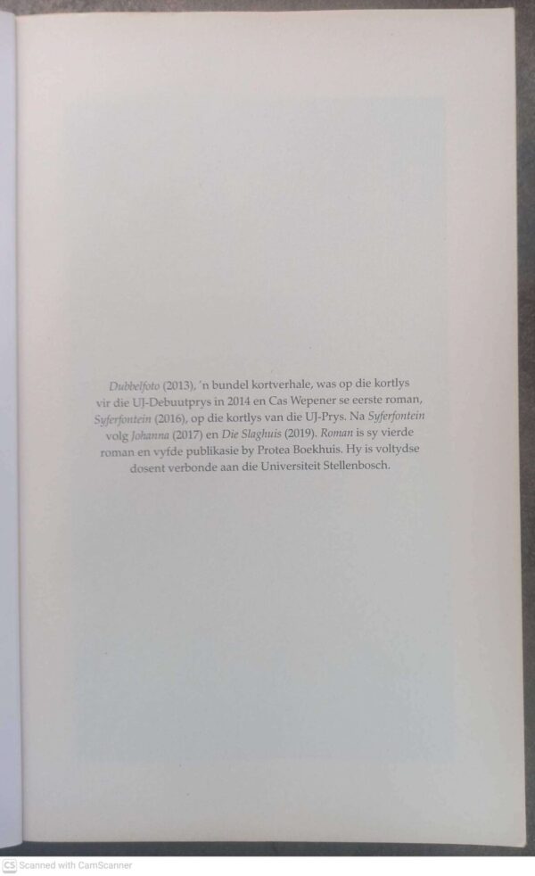 Roman3 Roman — Cas Wepener secondhand book