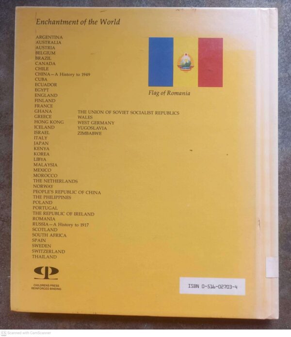 Enchantment Of The World: Romania — Betty Carran secondhand book