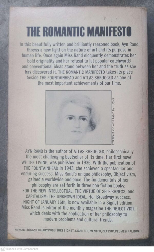 The Romantic Manifesto — Ayn Rand secondhand book