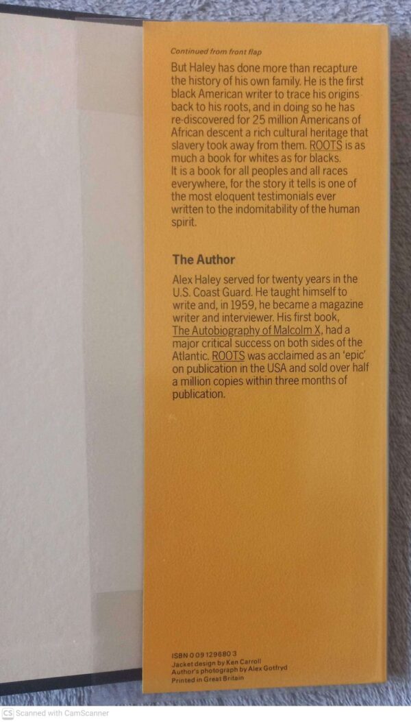 Roots — Alex Haley secondhand book