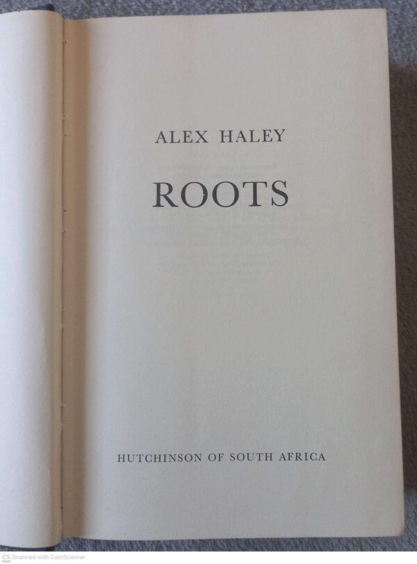 Roots — Alex Haley secondhand book