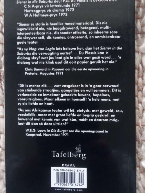 Siener In Die Suburbs: ‘n Spel In Drie Bedrywe — P. G. Du Plessis secondhand book