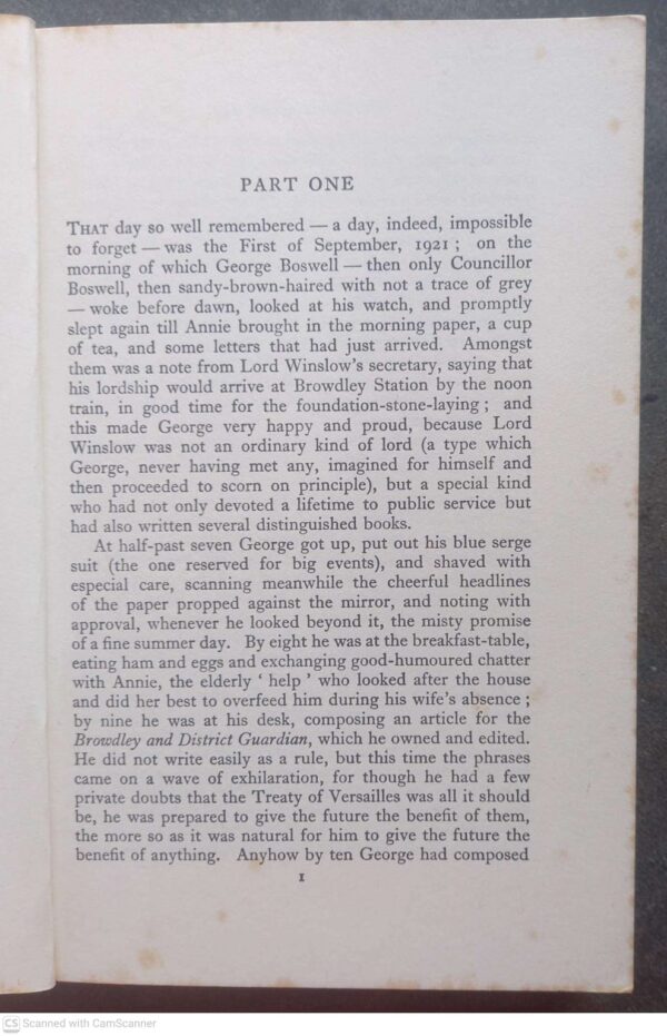 So Well Remembered — James Hilton secondhand book