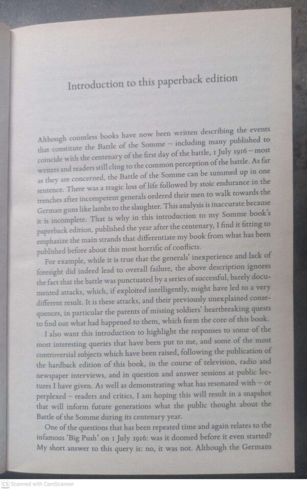 Somme5 Somme: Into The Breach — Hugh Sebag-Montefiore secondhand book