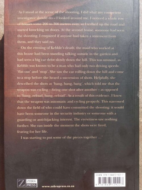 Steeped In Blood — David Klatzow, Sylvia Walker secondhand book