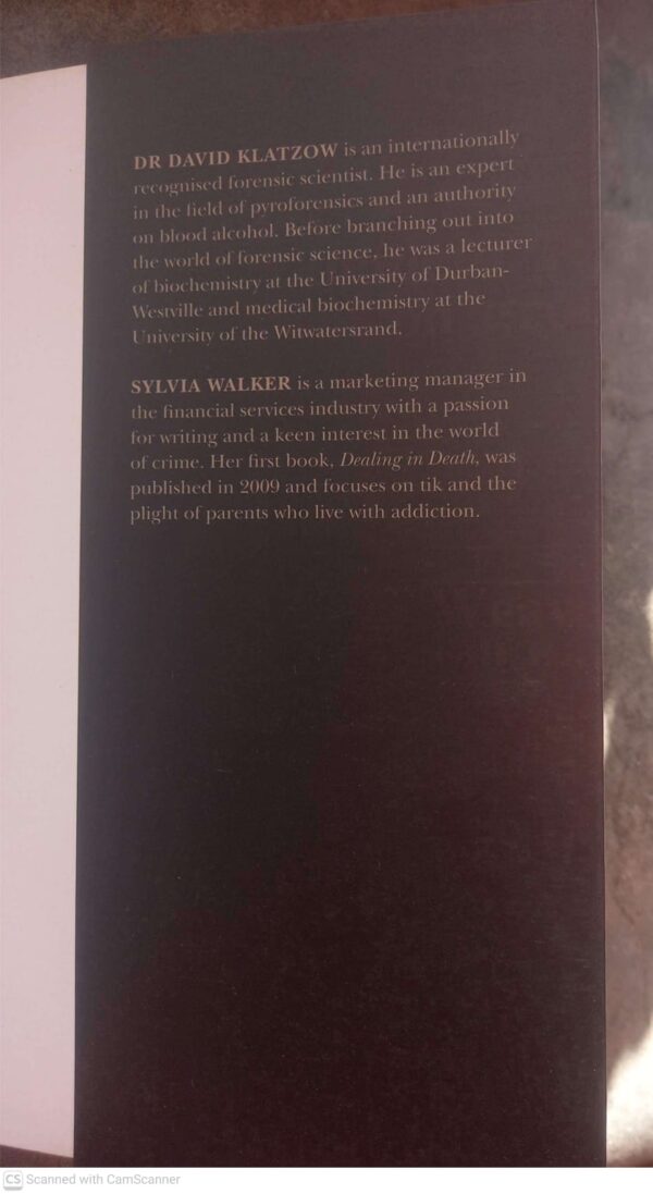 Steeped In Blood — David Klatzow, Sylvia Walker secondhand book