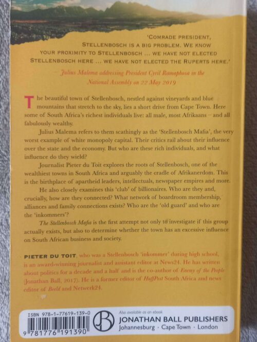 The Stellenbosch Mafia: Inside The Billionaires Club — Pieter Du Toit secondhand book