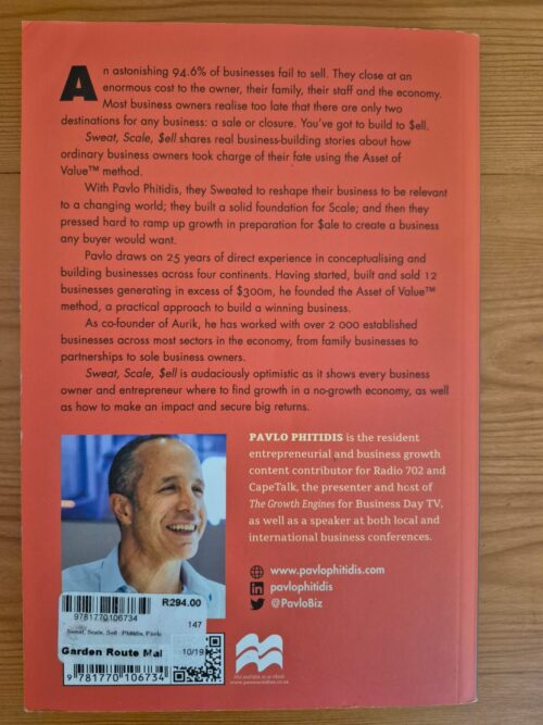 Sweat Scale Sell – Pavlo Phitidis secondhand book