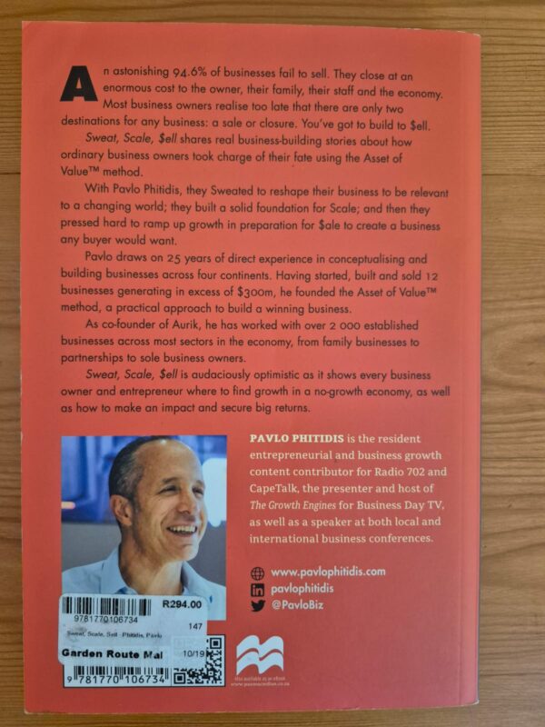 Sweat Scale Sell – Pavlo Phitidis secondhand book