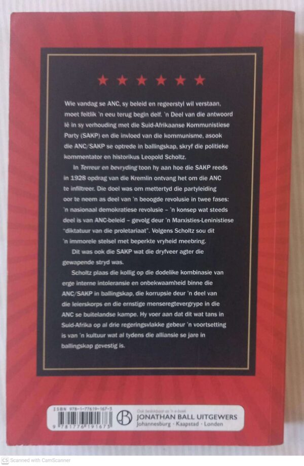 Terreur En Bevryding — Leopold Scholtz secondhand book