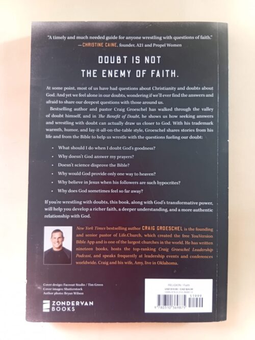The Benefit Of Doubt – Craig Groeschel secondhand book