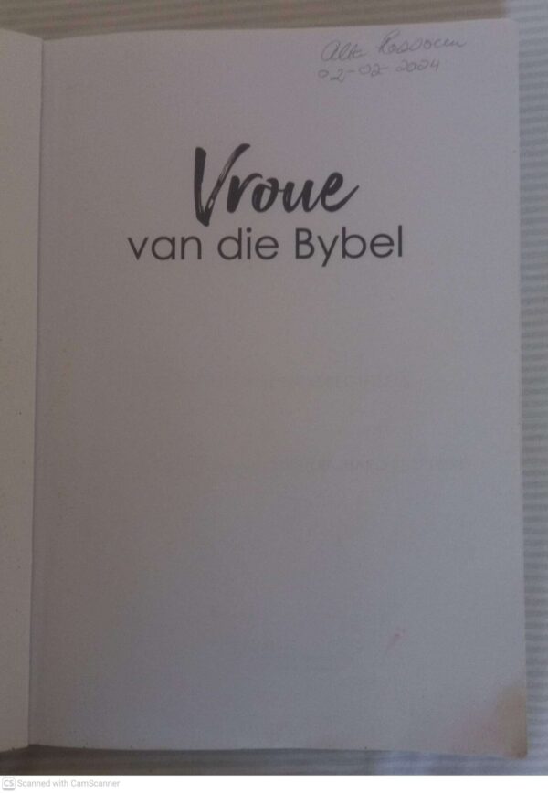 Vroue van die bybel3 Vroue Van Die Bybel — Wayne Barber secondhand book