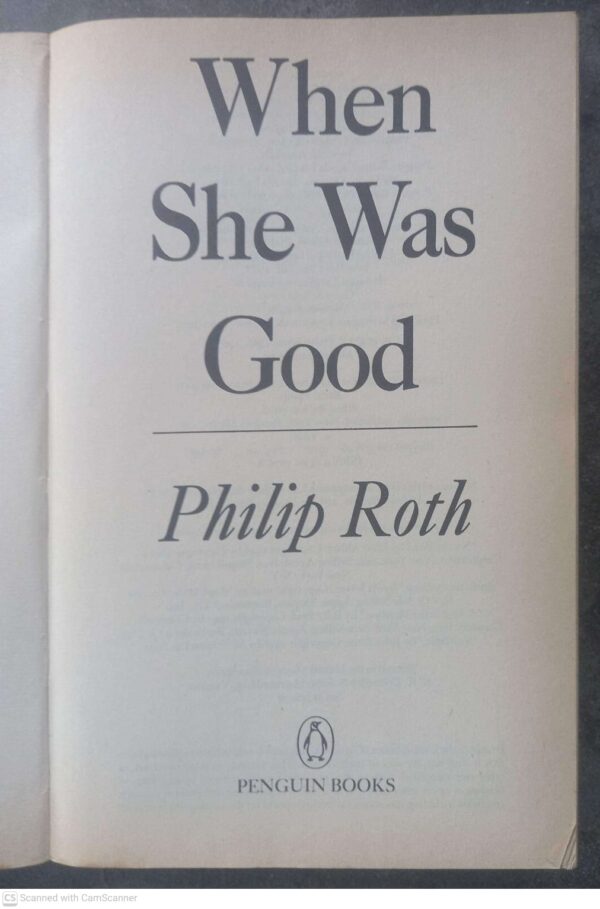 When She Was Good — Philip Roth secondhand book