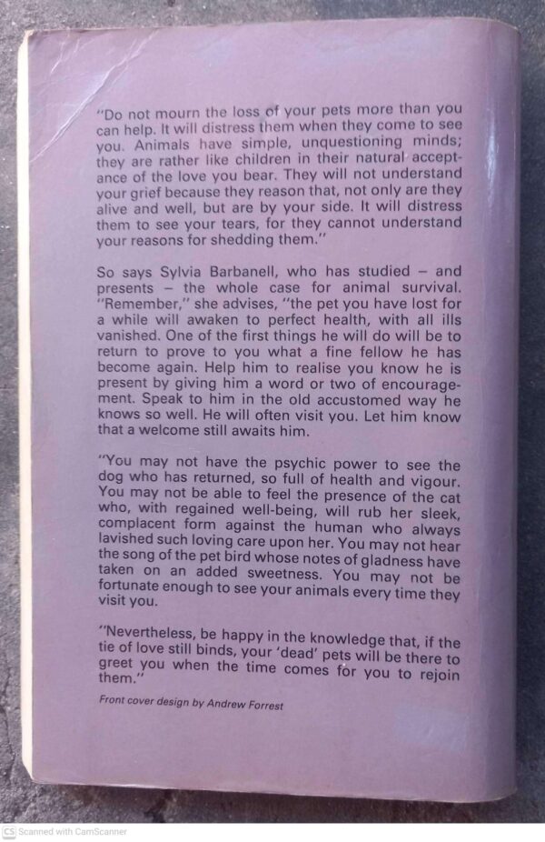 When Your Animal Dies2 When Your Animal Dies — Sylvia Barbanell secondhand book
