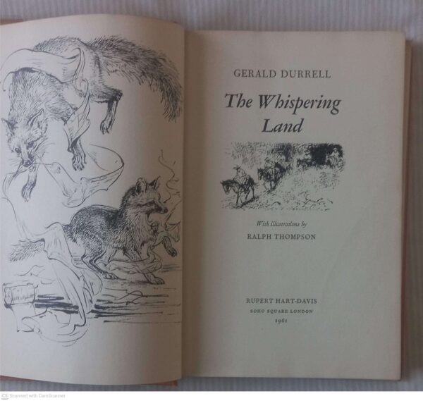 The Whispering Land — Gerald Durrell secondhand book
