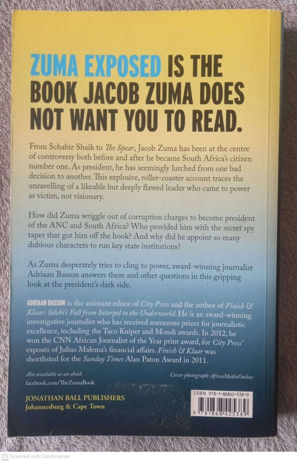 Zuma Exposed — Adriaan Basson secondhand book