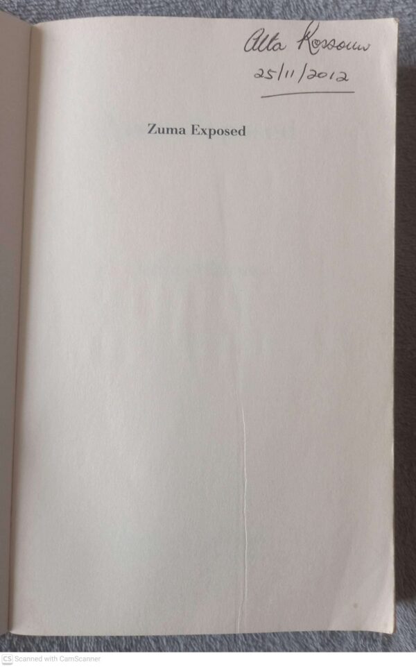 Zuma Exposed — Adriaan Basson secondhand book