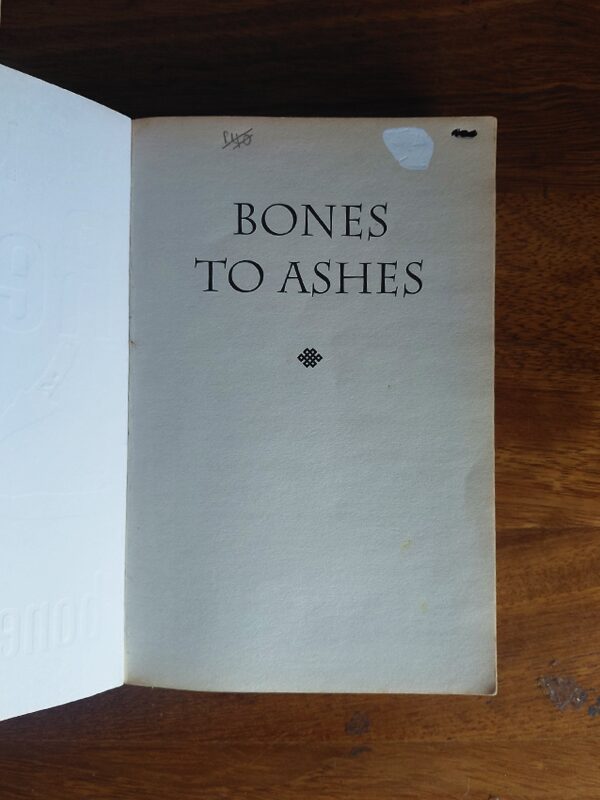 Bones To Ashes – Kathy Reichs secondhand book