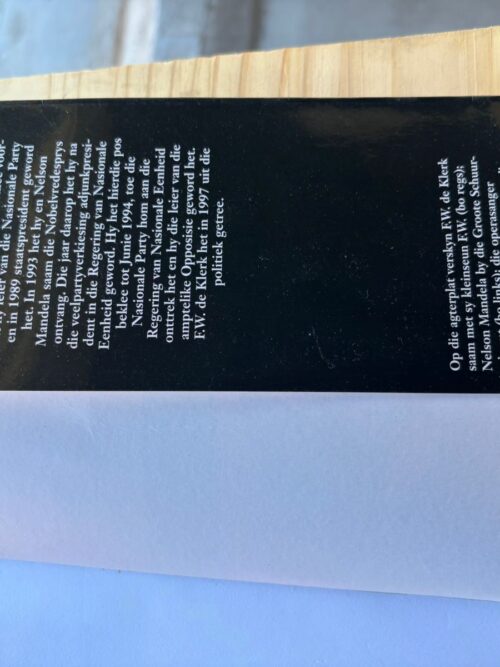 F.W. De Klerk: Die Outobiografie secondhand book