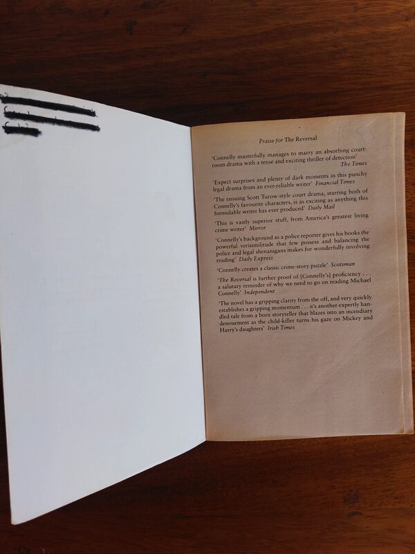The Reversal – Michael Connelly secondhand book