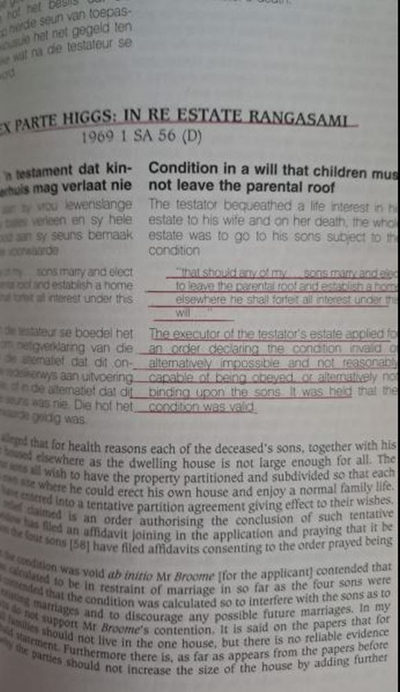 Casebook On The Law Of Succession / Erfregvonnisbundel – D.S.P. Cronje, A. Roos secondhand book