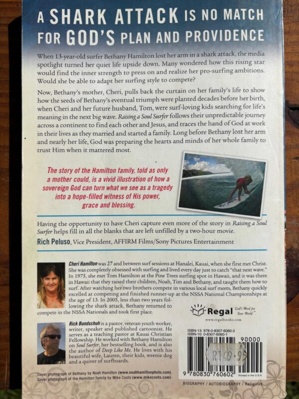 Raising A Soul Surfer – Cheri Hamilton secondhand book