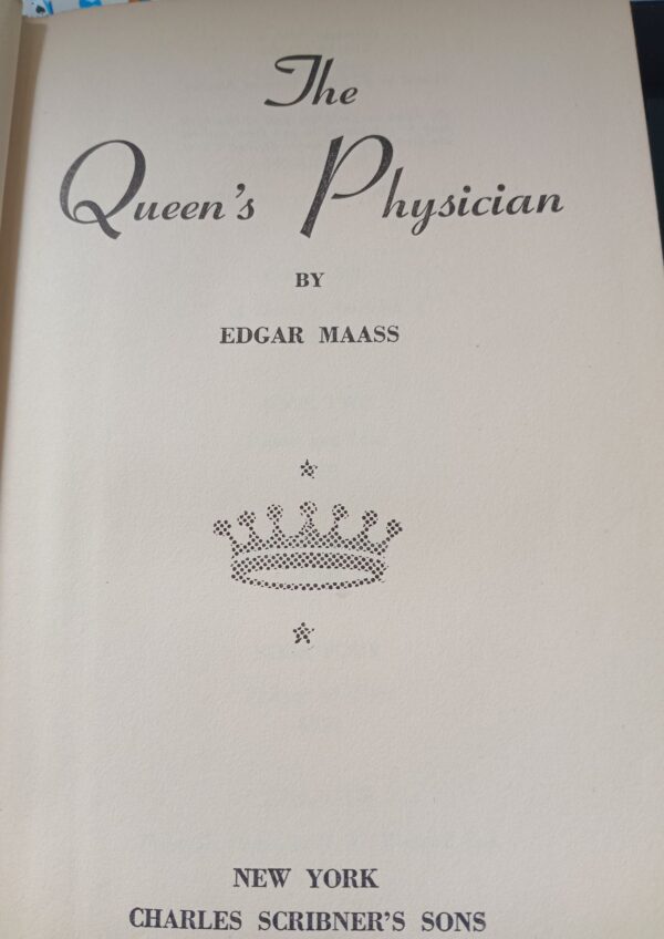 The Queen’s Physician – Edgar Maass secondhand book