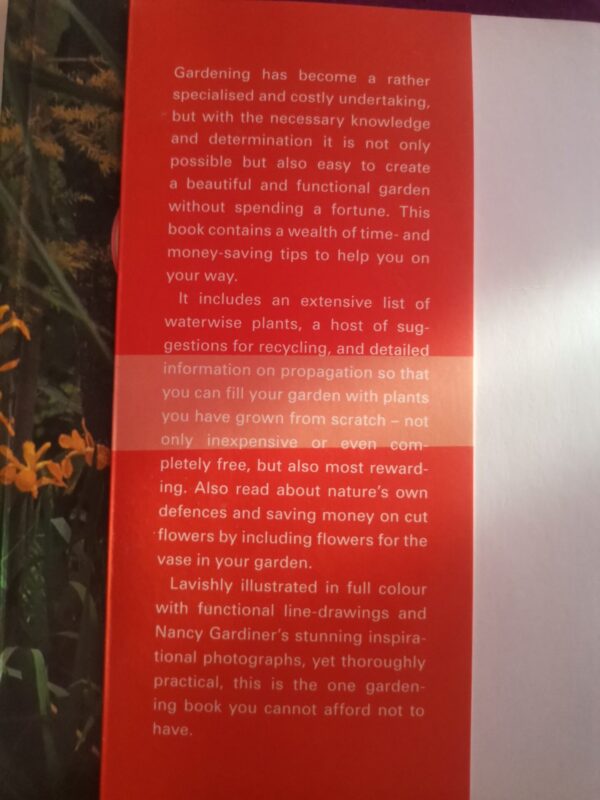 Affordable Gardening – Nancy Gardiner secondhand book