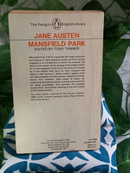 Mansfield Park – Jane Austen secondhand book