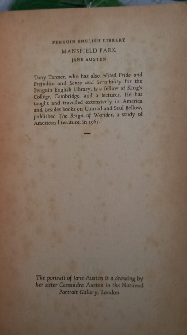 20260709_171621 Mansfield Park – Jane Austen secondhand book