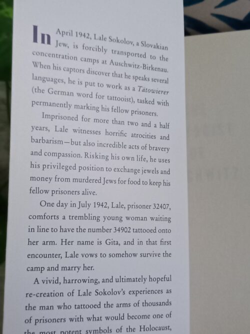 The Tattooist of Auschwitz – Heather Morris secondhand book