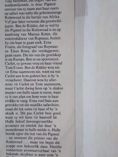 Prinses Van Die Reënwoud – Naomi Maree secondhand book