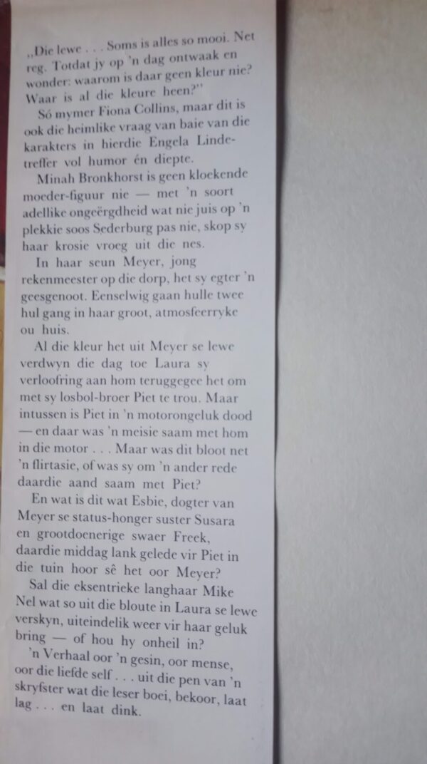 Waar Is Die Kleure Heen – Engela Linde secondhand book