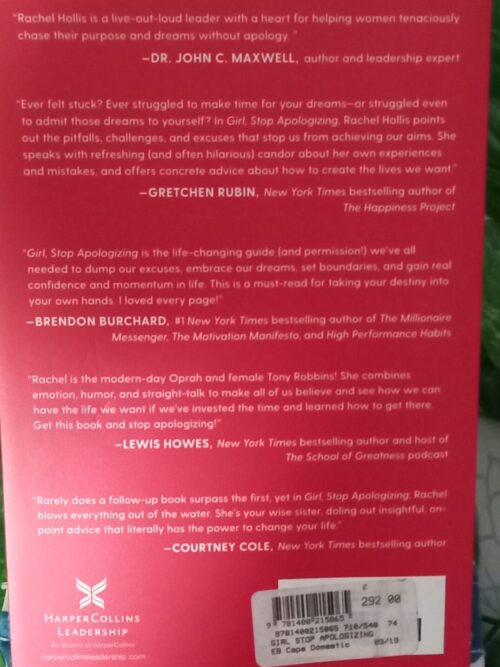 Girl, Stop Apologizing – Rachel Hollis secondhand book