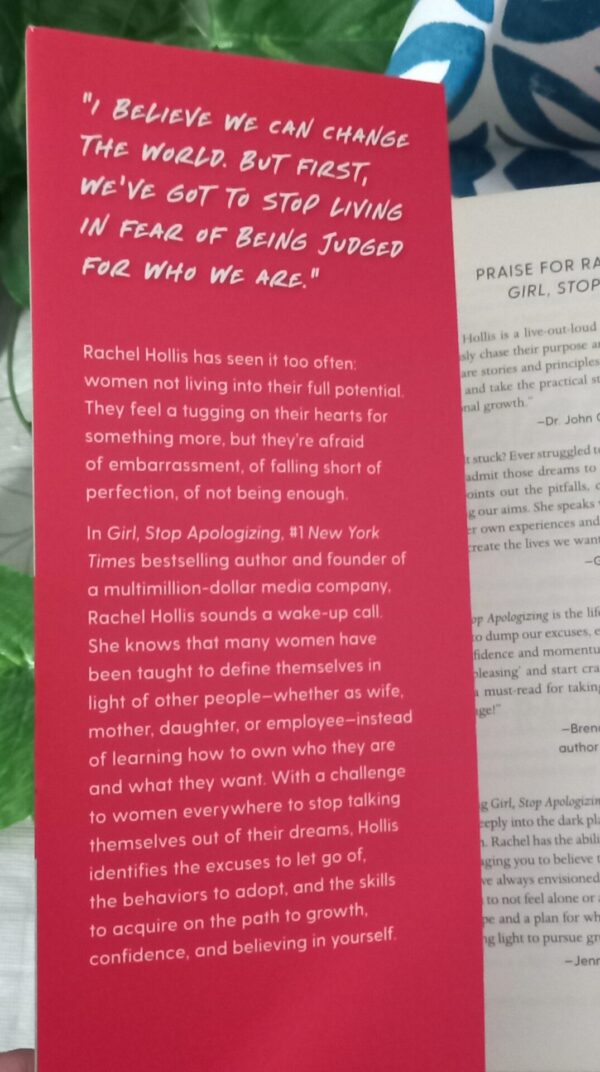 Girl, Stop Apologizing – Rachel Hollis secondhand book