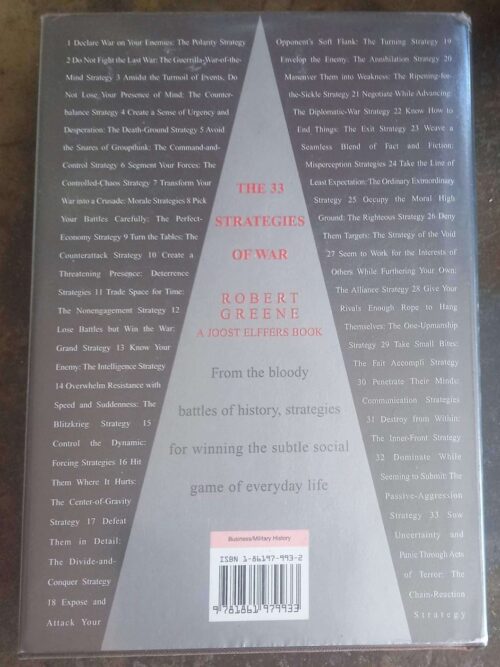 The 33 Strategies Of War — Robert Greene secondhand book