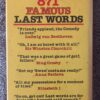 871 Famous Last Words2 871 Famous Last Words — Gyles Brandreth secondhand book