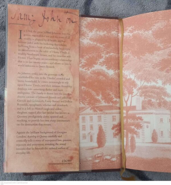 According To Queeney — Beryl Bainbridge secondhand book