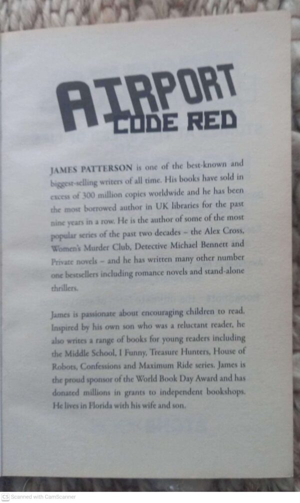 Airport3 Airport: Code Red (BookShots) — James Patterson secondhand book
