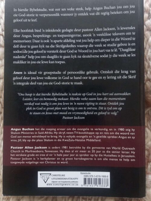 Amen: ‘n Bybelstudie — Angus Buchan secondhand book