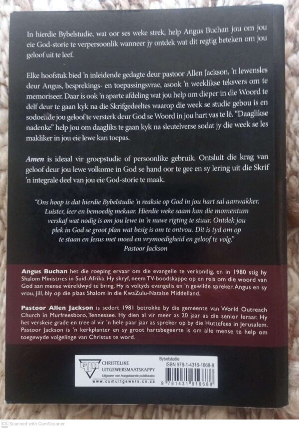 Amen: ‘n Bybelstudie — Angus Buchan secondhand book