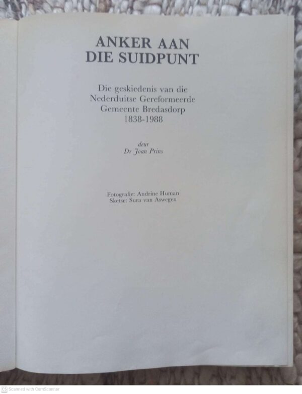 Anker Aan Die Suidpunt — Dr. Joan Prins secondhand book