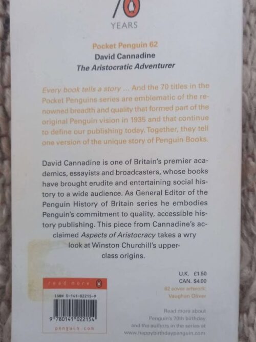 The Aristocratic Adventurer — David Cannadine secondhand book