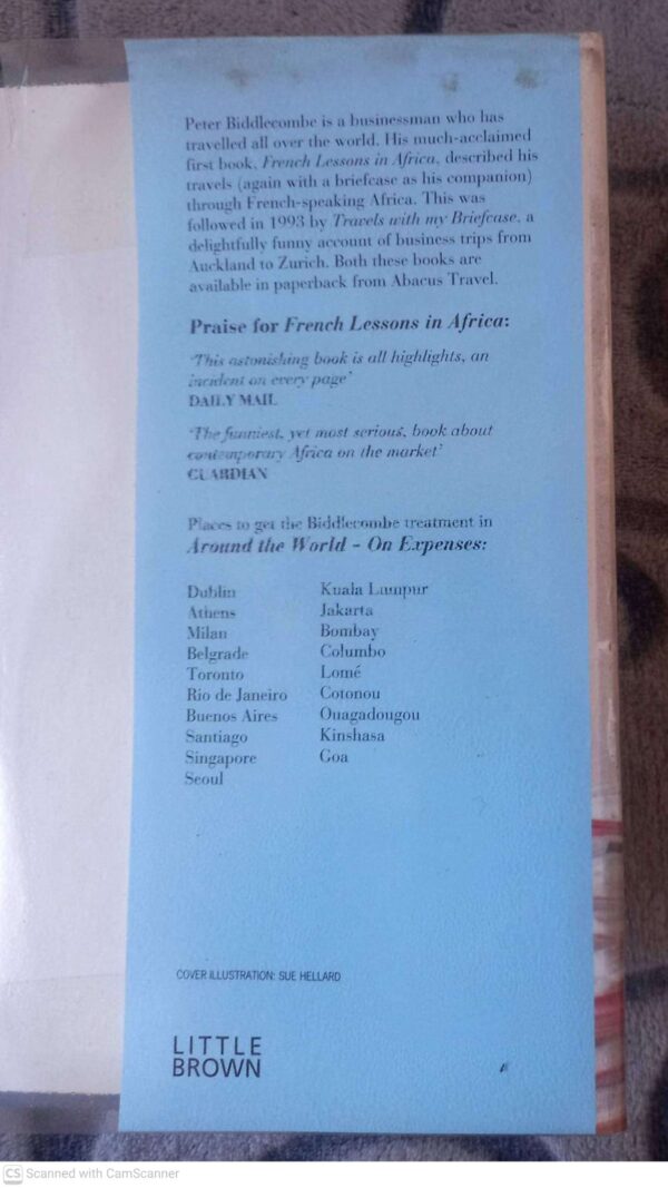 Around The World: On Expenses — Peter Biddlecombe secondhand book