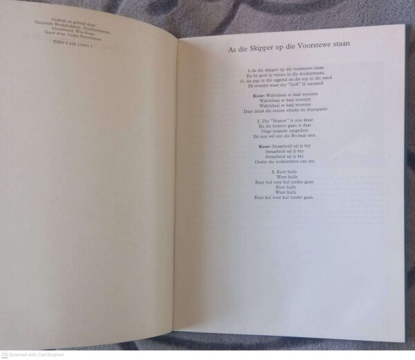 As Die Skipper Op Die Voorstewe Staan4 As Die Skipper Op Die Voorstewe Staan — Johnnie Eigelaar **GETEKEN* secondhand book