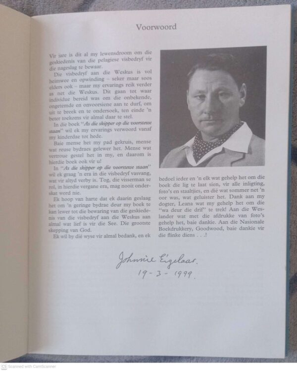 As Die Skipper Op Die Voorstewe Staan5 As Die Skipper Op Die Voorstewe Staan — Johnnie Eigelaar **GETEKEN* secondhand book
