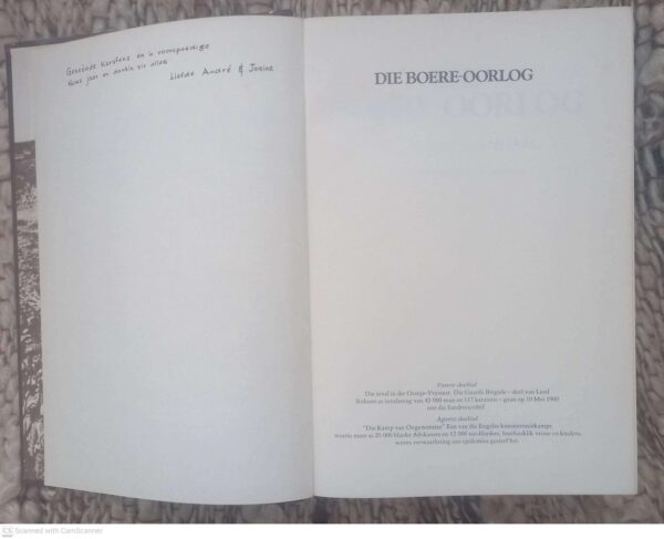 Die Boere-Oorlog — Thomas Pakenham secondhand book